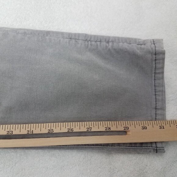 Anthropologie Pilcro & The Letterpress Size 29 Gray Vintage Slim Corduroy Jeans - Picture 9 of 11